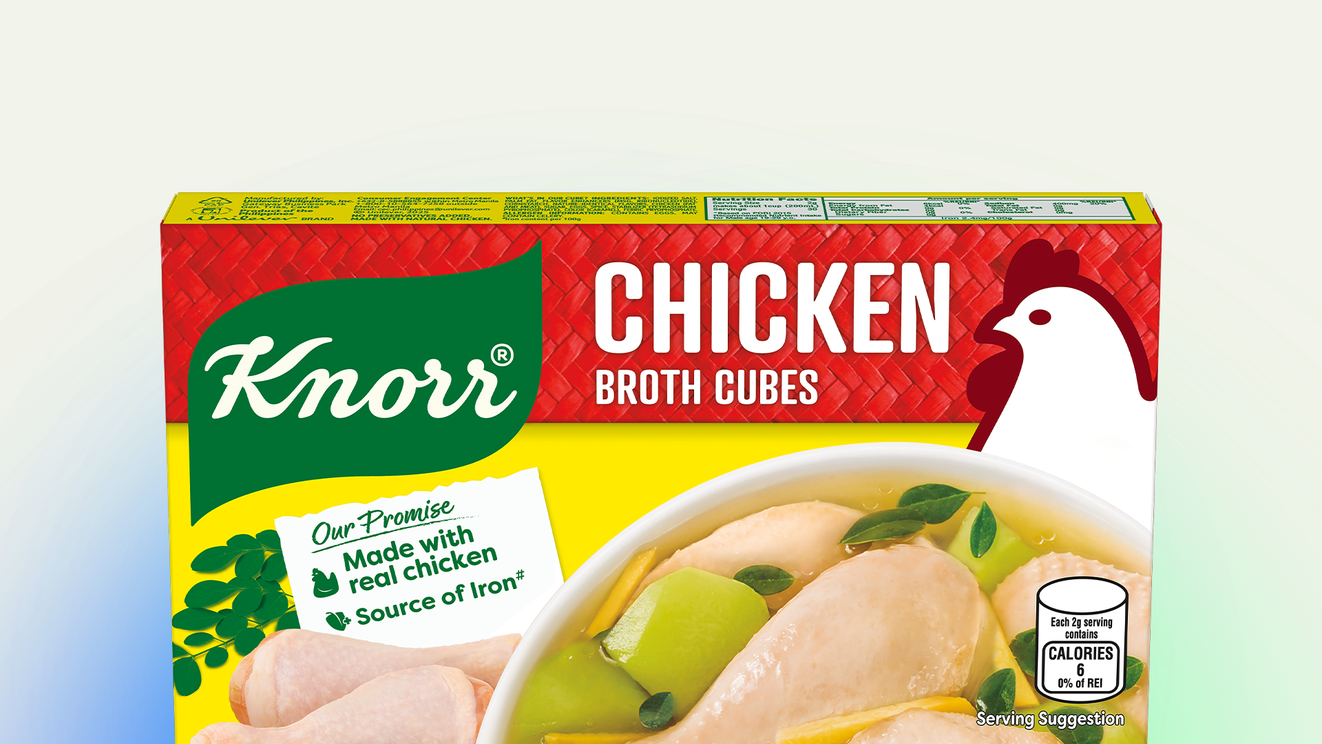 Knorr packaging.