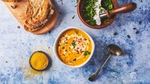 Food on table
