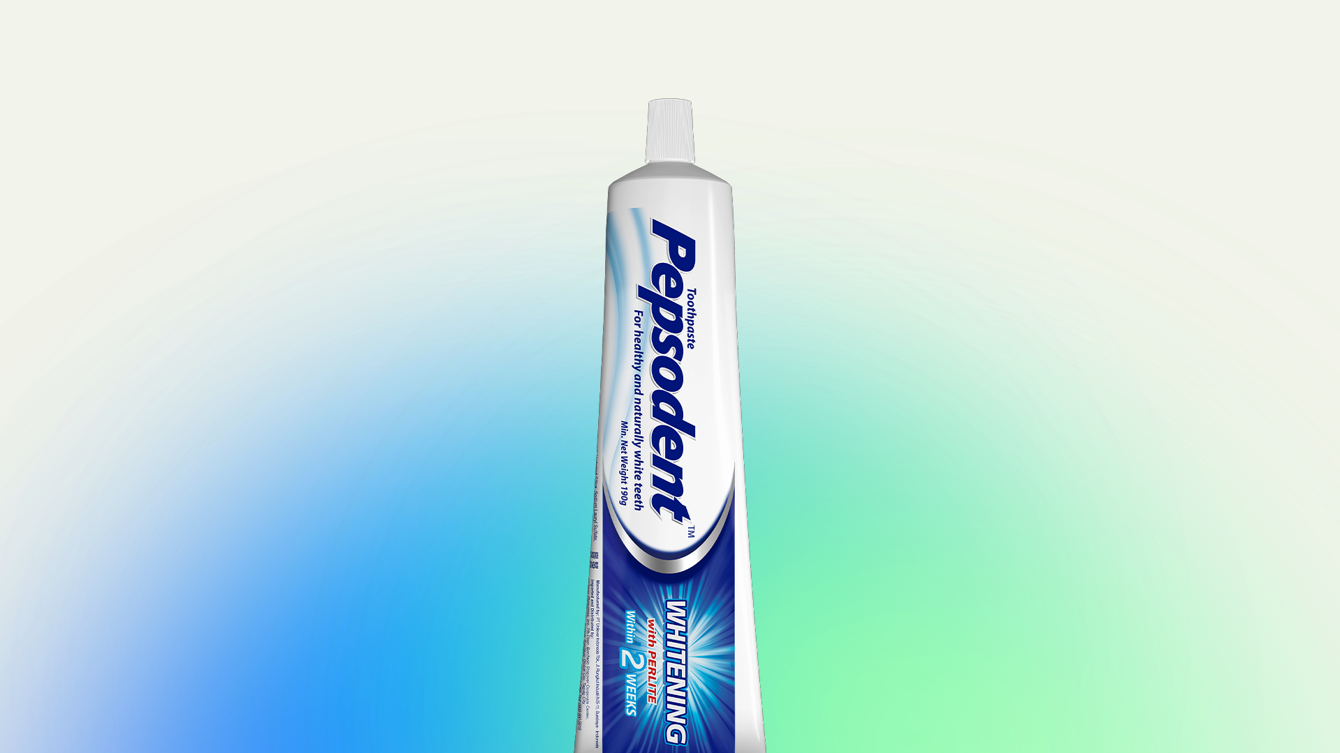 Pepsodent packaging.