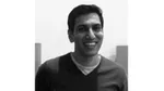 A black and white photo of Gaurav Datta, Global Vice President of Unilever Oral Care