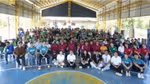 A group photo of the 250 waste workers joining the Unilever team